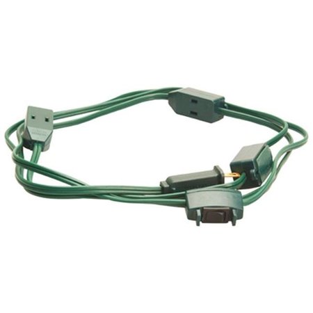 MASTER ELECTRONICS Master Electrician 09492ME 9 ft. Green 9 Outlet Christmas Tree Cube Tap Extension Cord 293503